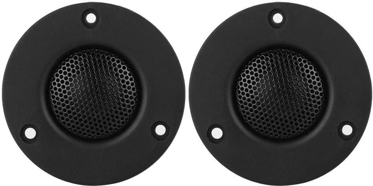 Pure Silk Film Tweeter - Hoogtonen Luidspreker - Auto Audio Verbetering - Breed Compatibel Systeem - 25mm Klankspoel - Zwart