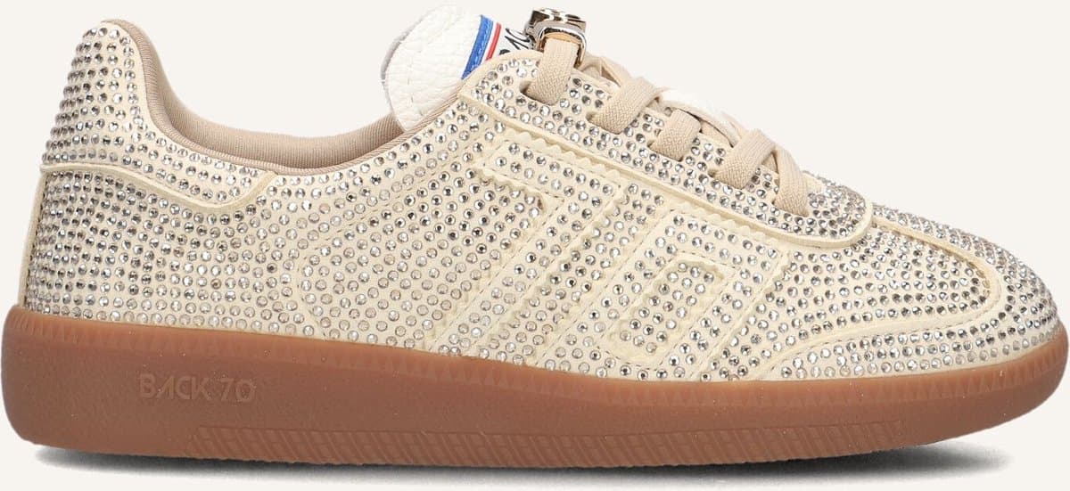 BACK70 Meisjes Lage sneakers Sirio - Beige - Textiel - Maat 34