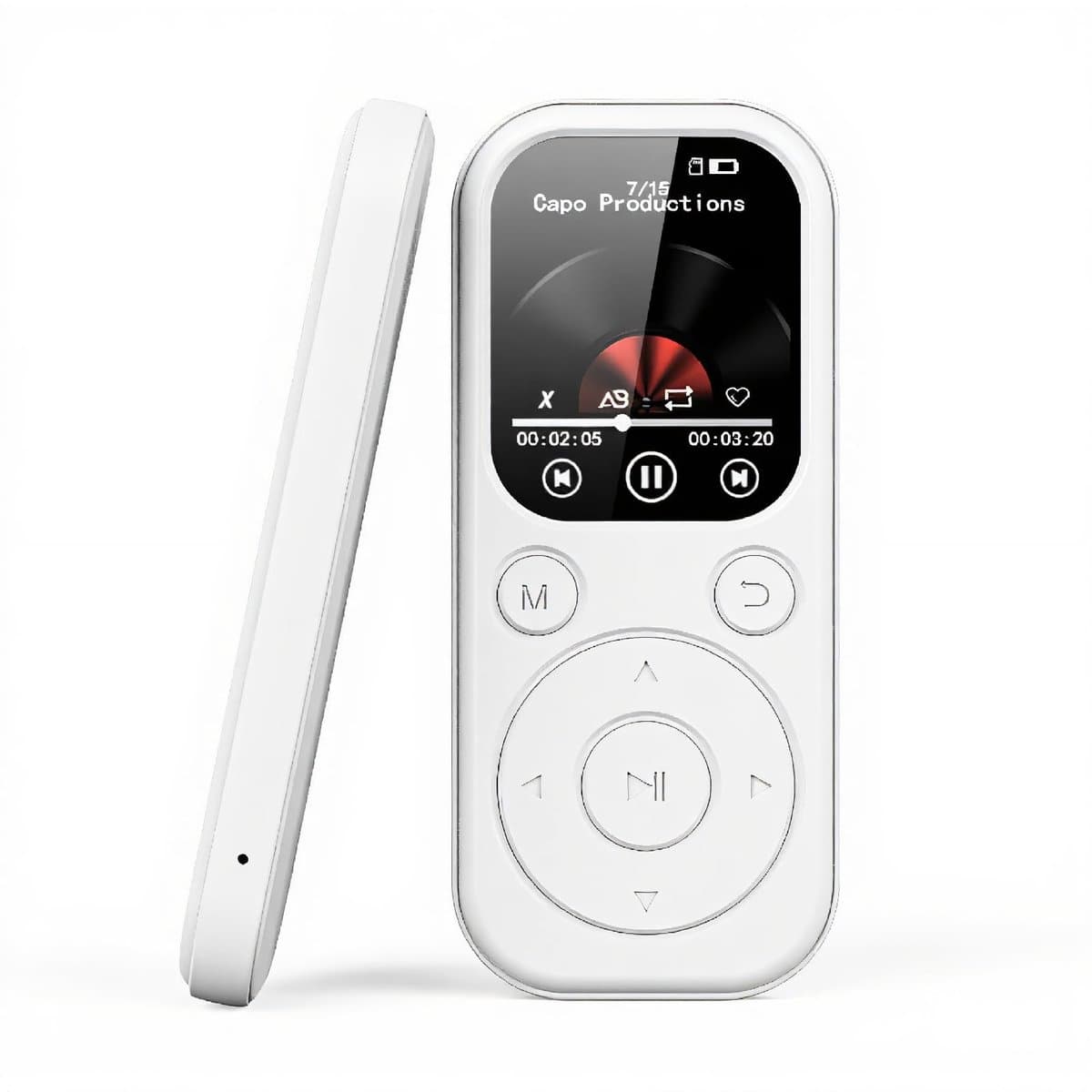 Dailygoods - MP3 Speler - Draagbare Muziekspeler met Bluetooth 5.4 - Inclusief Luidspreker - FM Radio - Recorder - Ideaal voor Muziekliefhebbers - Com