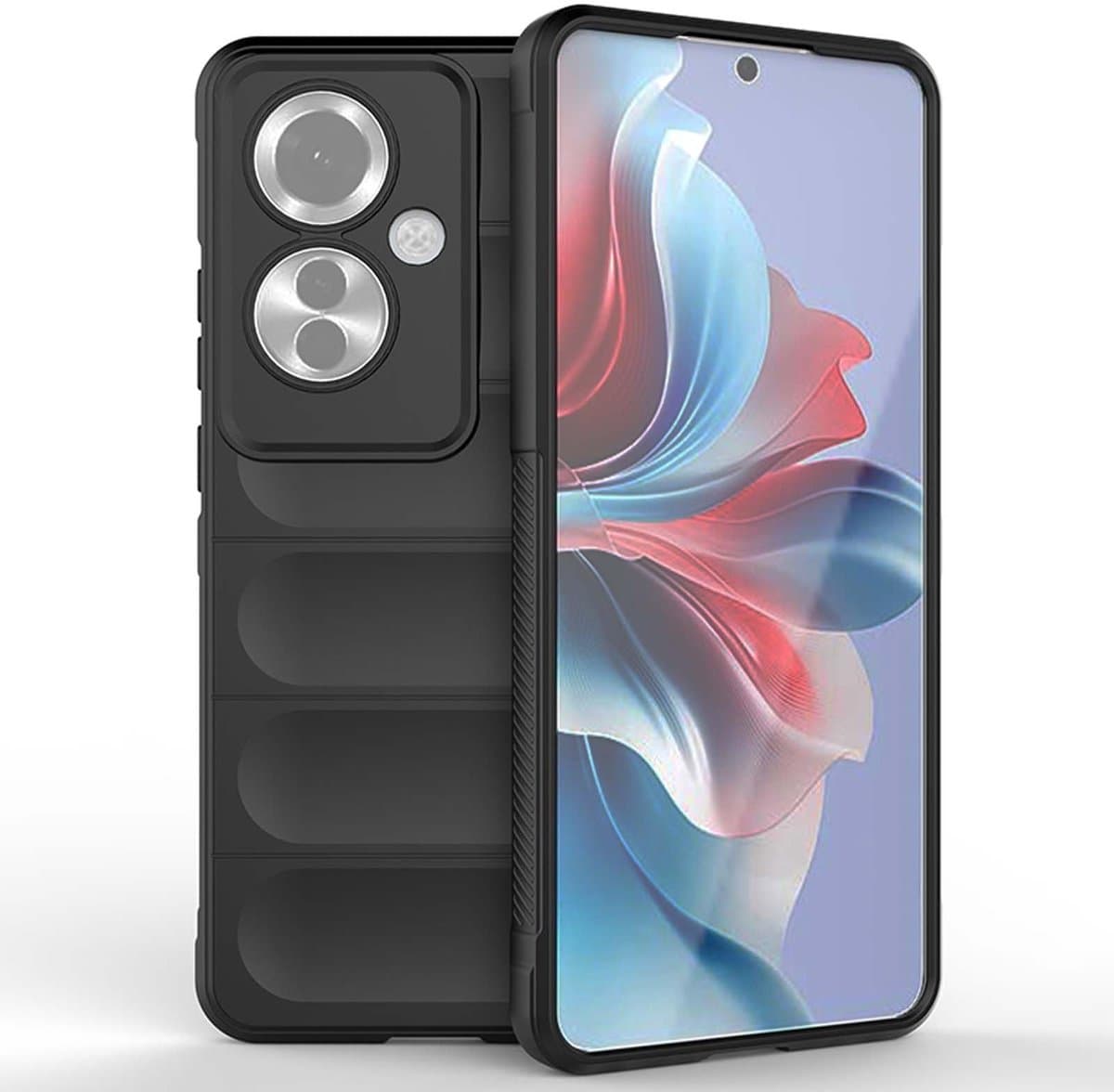 Dailygoods- Hoesje Schokbestendig - TPU Hoes - Flexibele Bumper - Anti-kras Bescherming - Zachte Siliconen - Zwart - Telefoonhoes