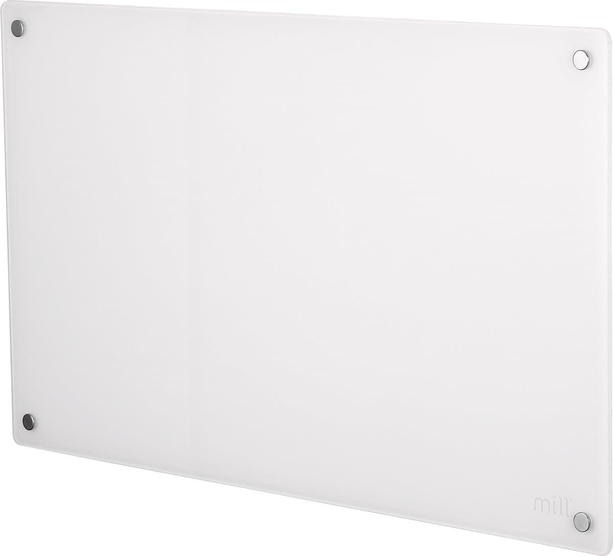 Mill MB600DN - glazen paneelverwarming - 600 Watt - tot 11m2 - 100% stil - ook geschikt voor de badkamer