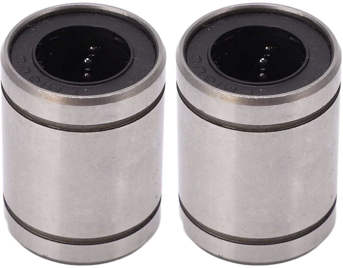 Allecto - LM16UU Lineaire Bal Lagertjes 16mm ID voor 3D Printers en CNC Machines