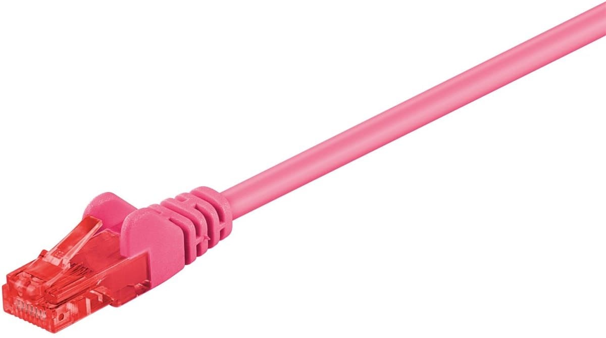 Wentronic CAT6 Netwerkkabel - RJ45 - Magenta - 5 m
