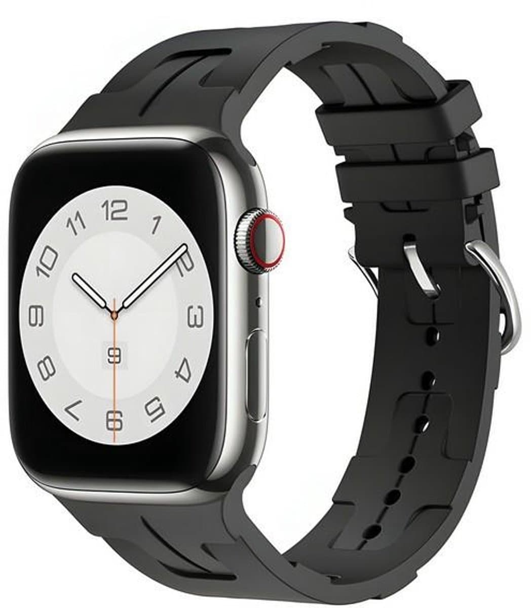 Beline Apple Watch Silicone Ultra band 42/44/45/49mm zwart/zwarte doos