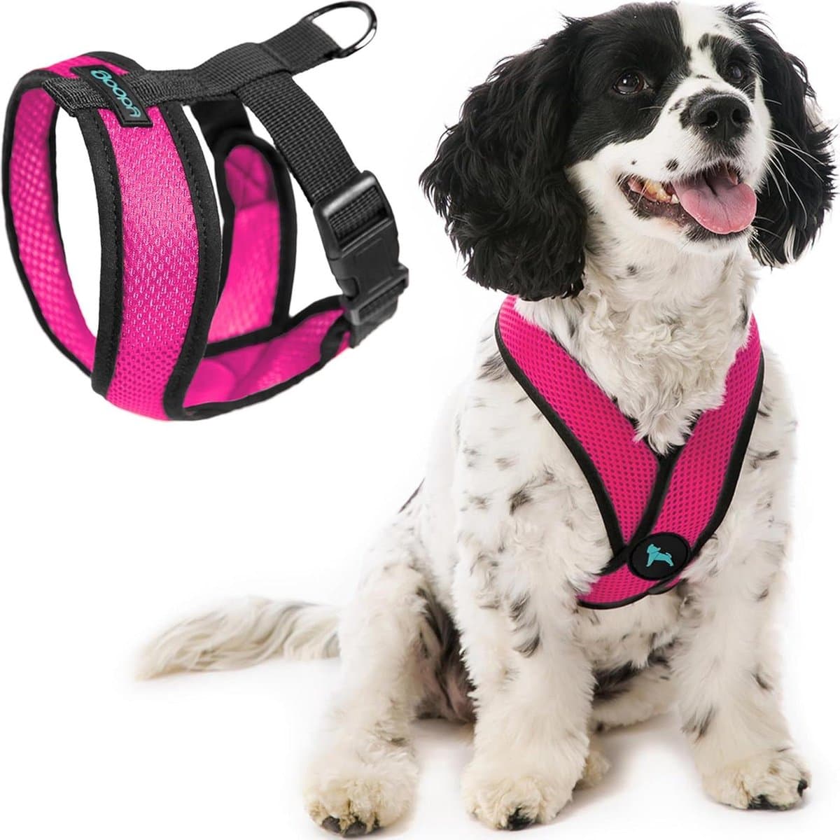 Hondentuigje Comfort X - Honden Harnas No-Pull - Veilig Wandelen Hond - Gepatenteerd Anti-Wurg Frame - Maat Large Borst 6.8-9kg