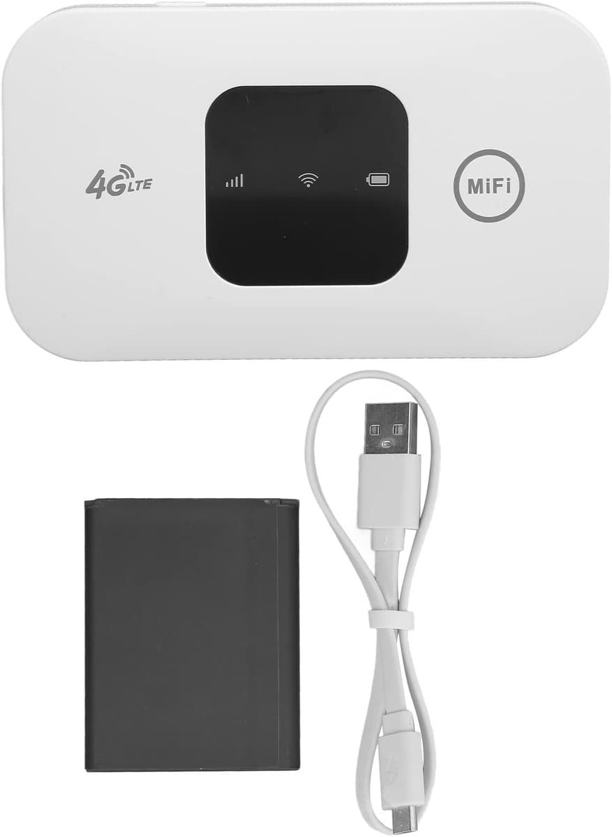 Dailygoody - Draagbare Wifi Hotspot - Hoge Snelheid 4G - Mobiele Router - Compact en Lichtgewicht - Ideaal voor Reizen - Voor Telefoon, Laptop en Tablet