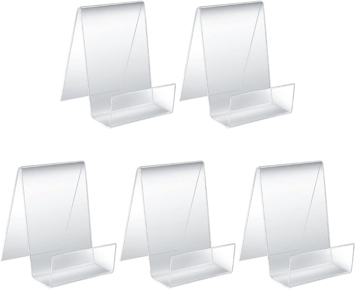 VLSelect® Boekenhouder - Boekenstandaard - Boekensteun - 5 Stuks