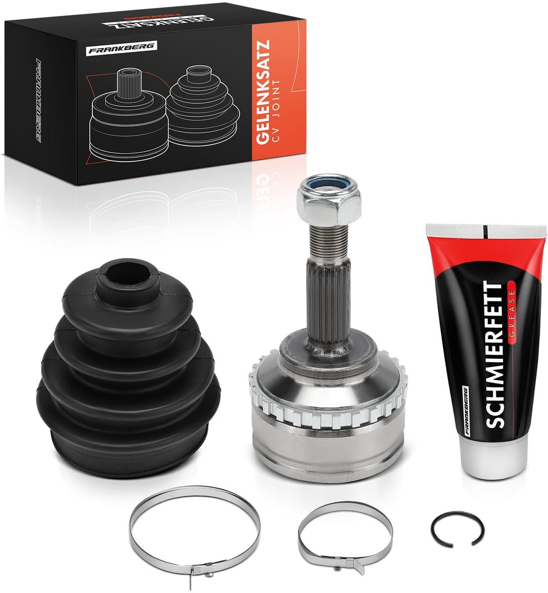 Frankberg 1x Cardanas Koppelstuk Set Vooras voor Renault