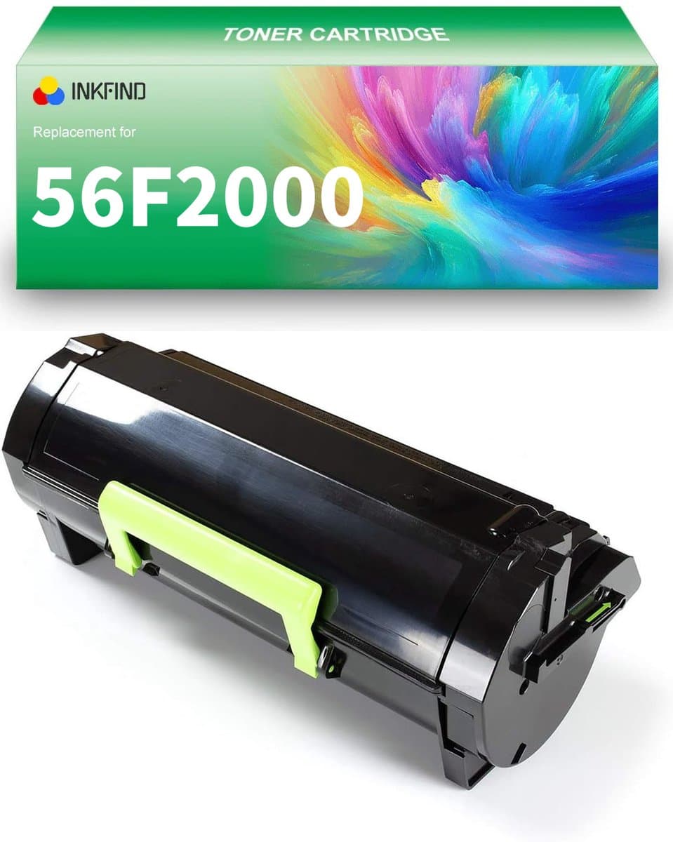 INKFIND 56F2000 Tonercartridge compatibel met Lexmark 56F2000 Toner Cartridge 56F2000 - 1-pack Zwart