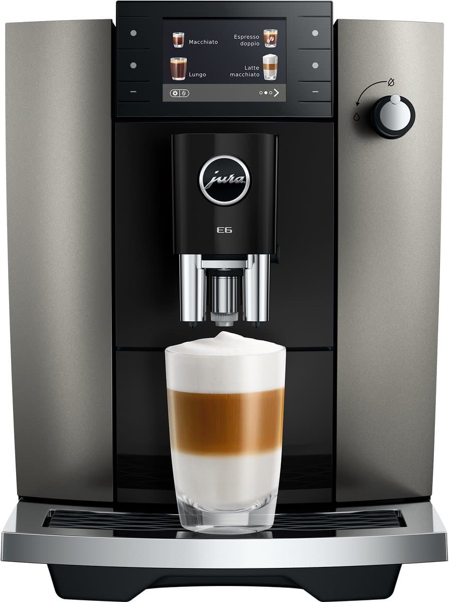 JURA - E6 Dark Inox (ED) - Volautomatische espressomachine