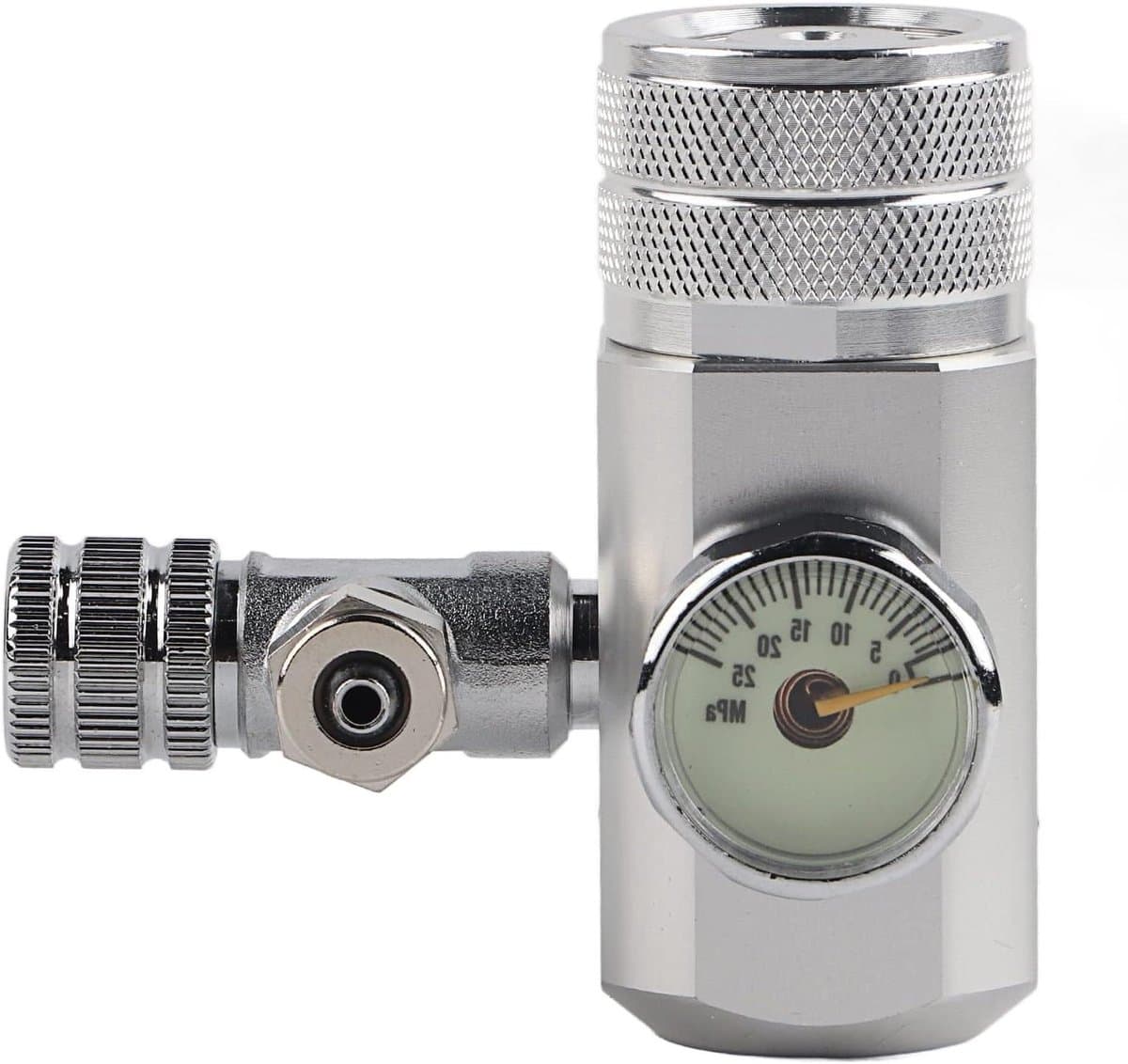 Aquarium CO2 Regelaar - Planten Groei Controller - Efficiënte Plantengroei - Fijnafstemklep - W21.8 Interface - Zilver