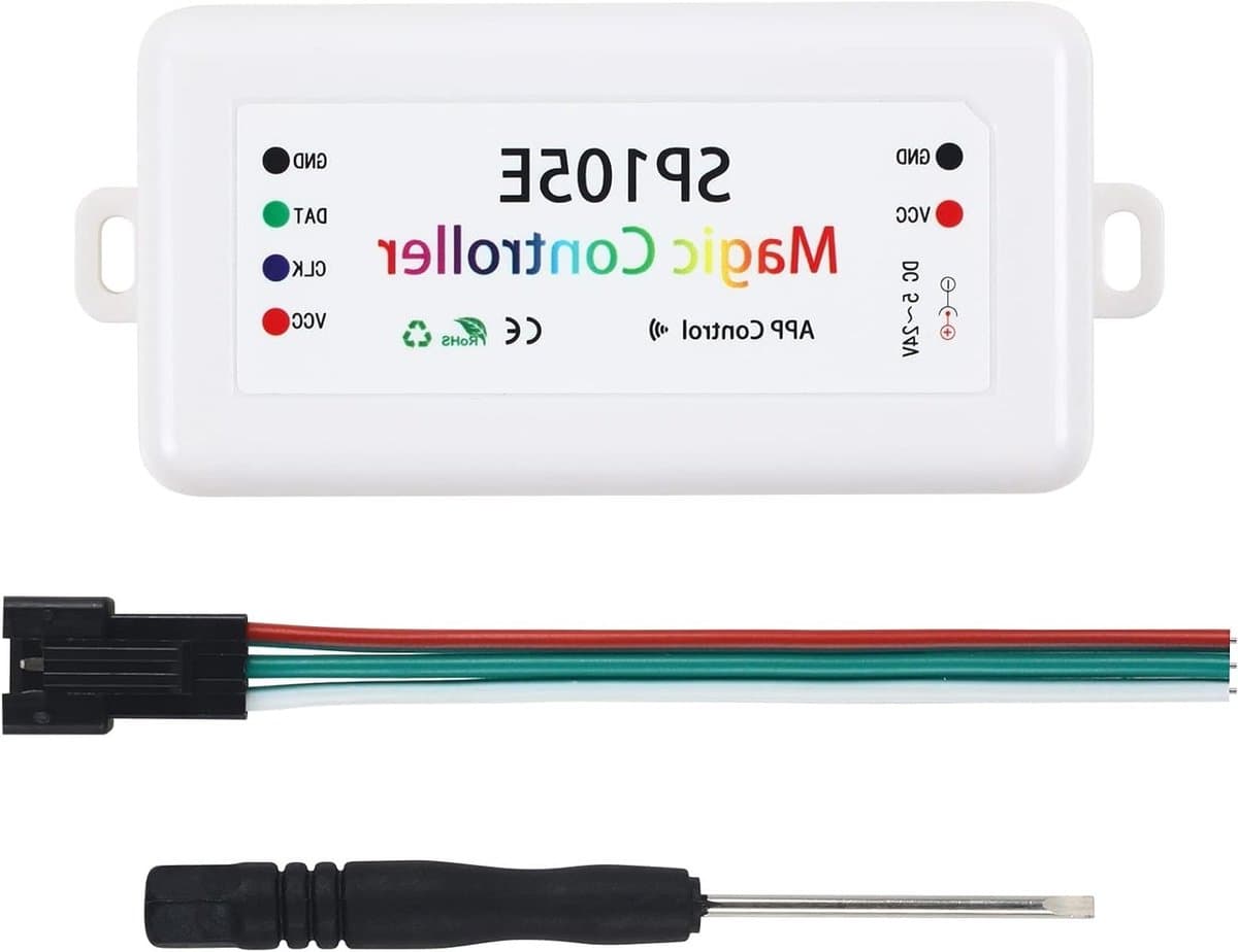 Bluetooth LED Controller voor 2048 Pixels - Compatibel met WS2811, WS2812B, SK6812 en meer