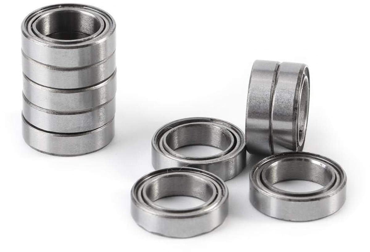 10 Stuks 6700ZZ 10x15x4mm Diepe Groef Ballagers - Dubbel Afgeschermde Miniatuur Lagertjes voor 3D Printer en Wielen