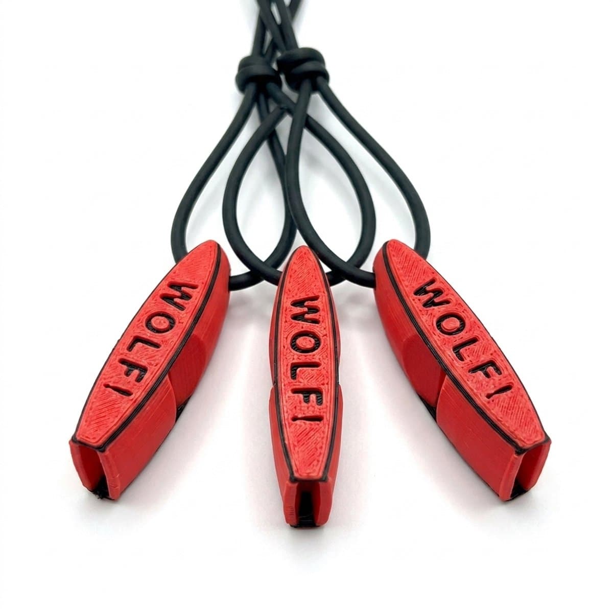 Zweeds Anti Wolven Fluitje - 3 stuks met hanger - Familieset - Zeer luid wolvenfluitje - Tegen wolven en wilde zwijnen - Zelfverdediging