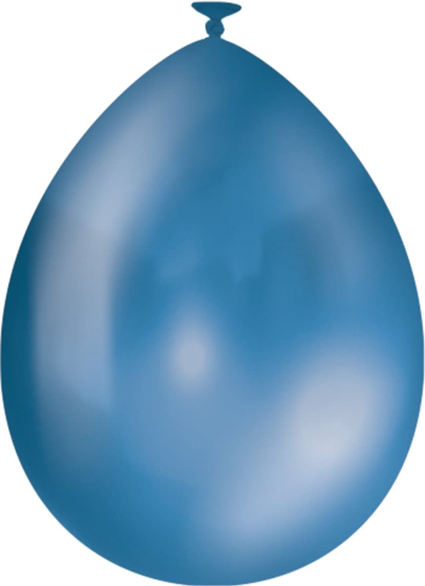 Metallic blauwe ballonnen - 25 stuks - Premium latex ballonnen - Feestversiering - Feestballonnen voor ieder feest