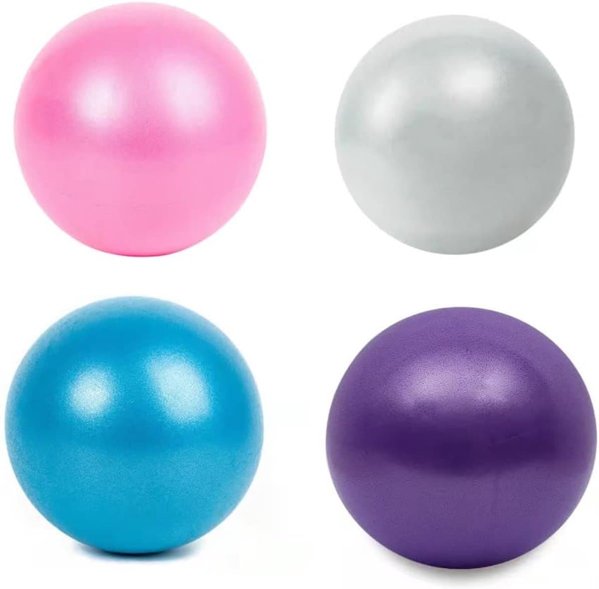 Fitness Bal - Pilates Bal - Core Training - Zachte Antislip - 25 cm - Multicolor