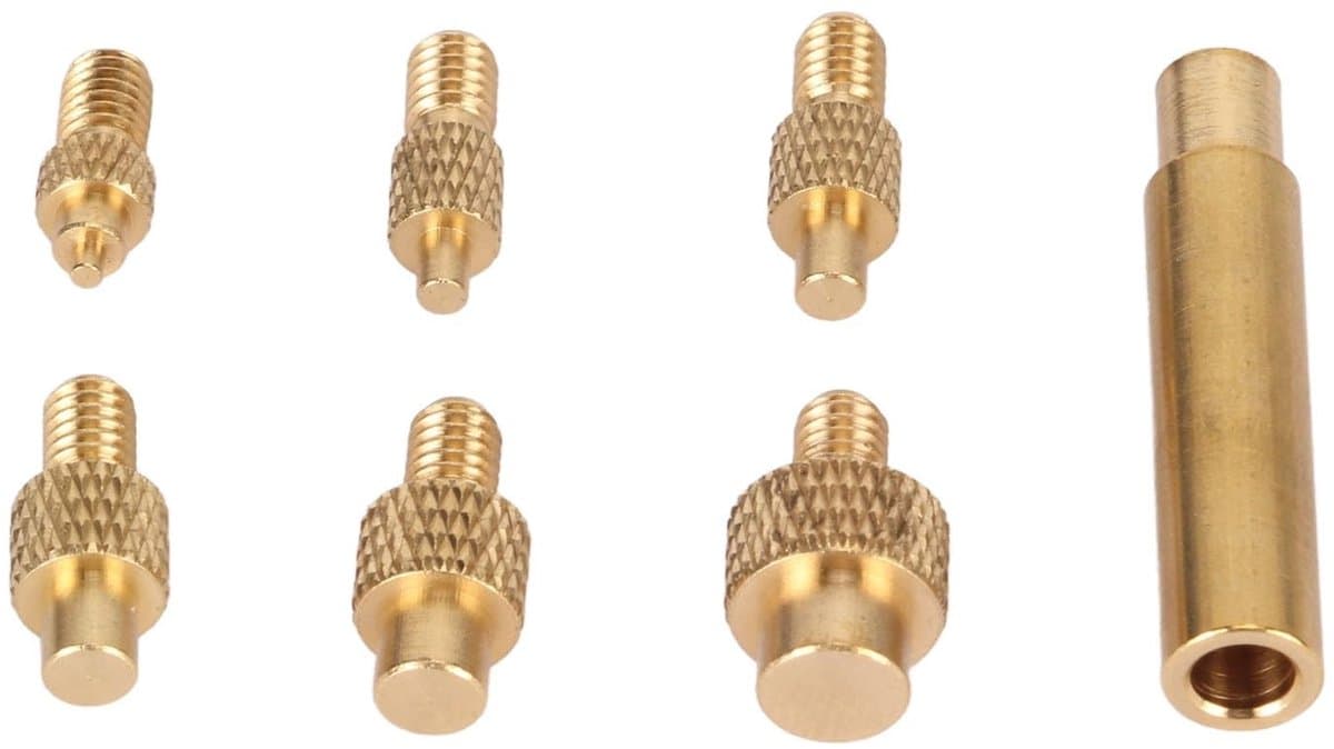 ONF3 - Soldeerbouttips - Universele soldeerpunt - Ideaal voor 3D-printeronderdelen - M2 M2.5 M3 M4 M5 M6 M8 - Geschikt voor hobbyisten en profes...
