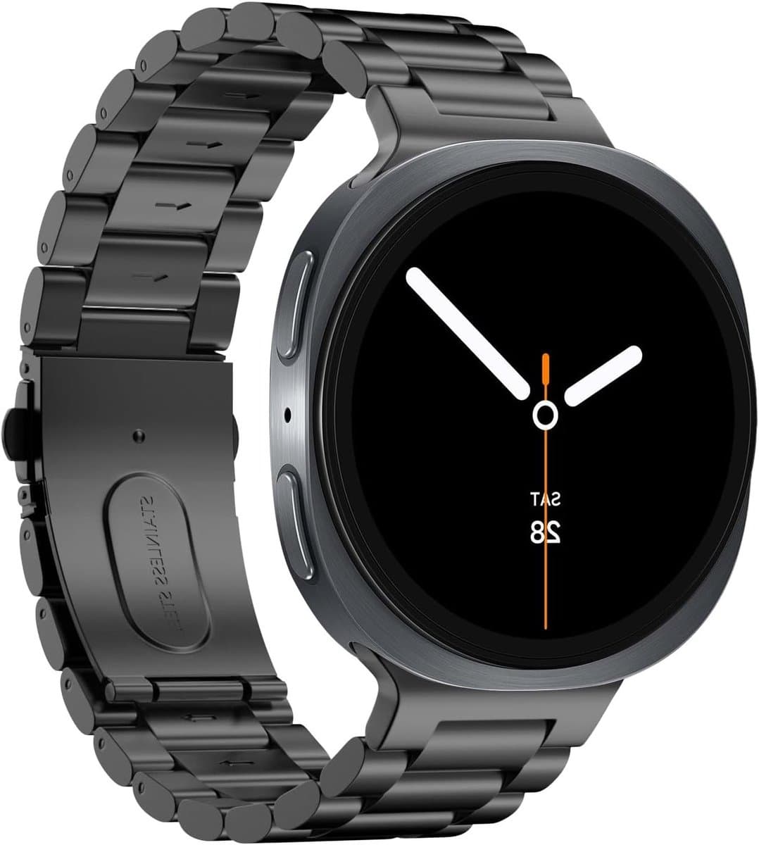 Stijlvolle RVS Horlogeband voor Samsung Galaxy Watch 8 en 8 Classic - Geschikt voor 40mm en 44mm, 46mm - Duurzaam en Comfortabel voor Dames en Heren
