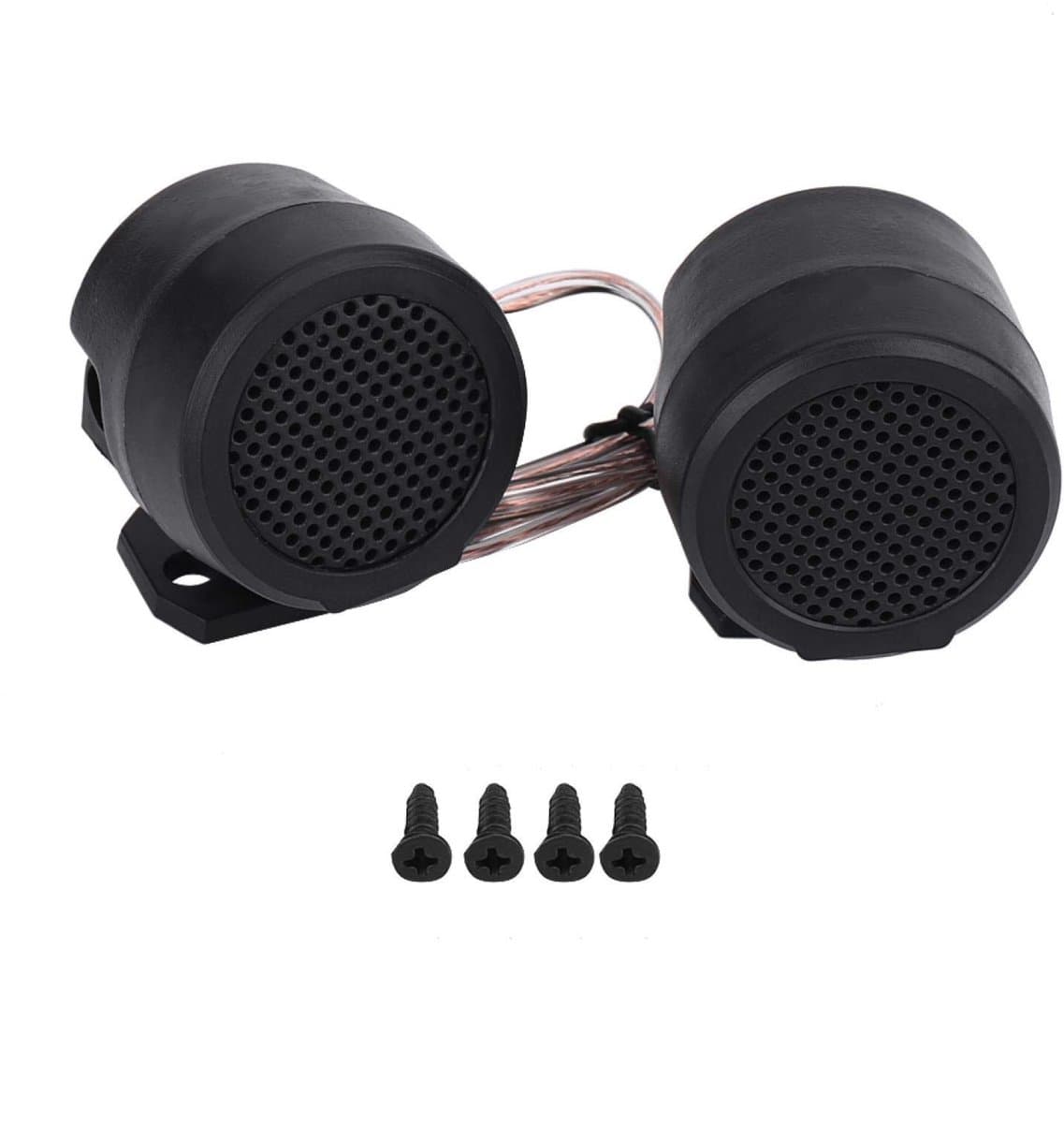 Allecto - Auto Luidspreker - Auto Tweeters - Super Power Geluid - Ronde Vorm - Helder Geluid - 2 Stuks 500W - Geschikt voor Auto's - 12V