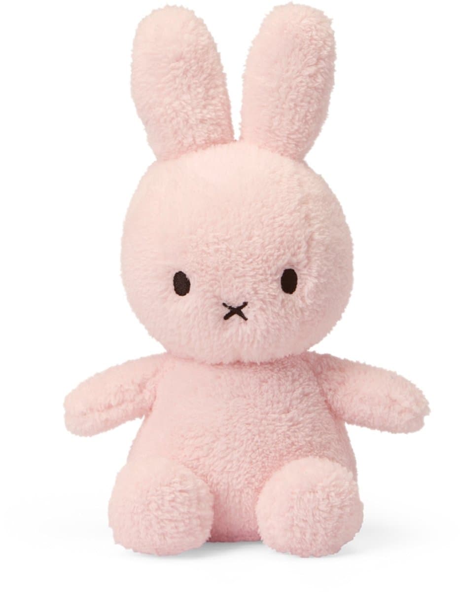 Nijntje Terry Light Pink 23 cm - Knuffel Light Grey