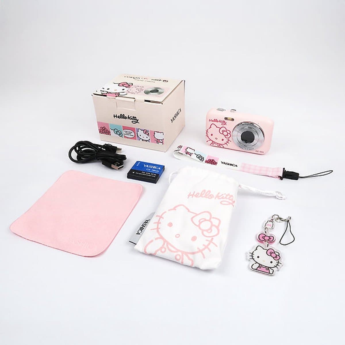 Yashica Hello Kitty DZ100 roze compact camera