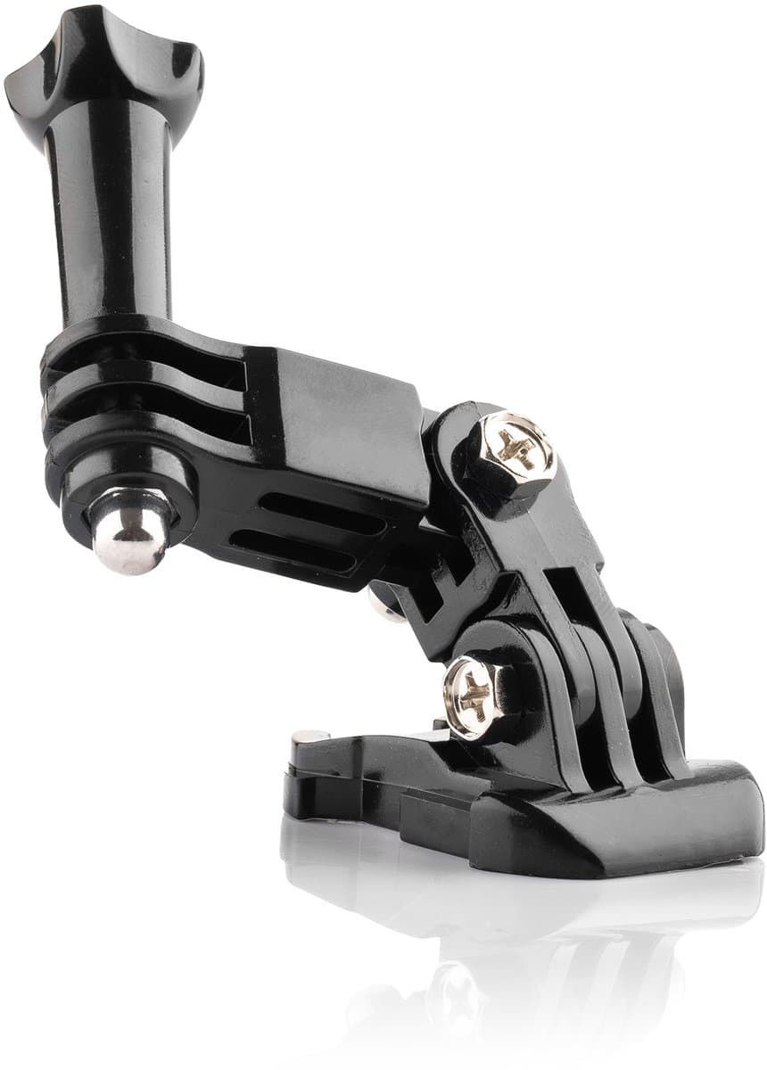 MOJOGEAR Buckle Mount met kantelstukjes - alle richtingen - Geschikt voor GoPro, Smartphone - Draaibaar - Zwart