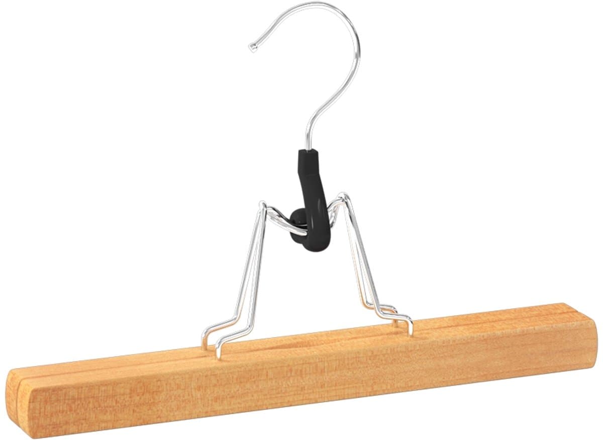 5five Houten Klemhangers Set - 3 stuks, bruin, 25 cm