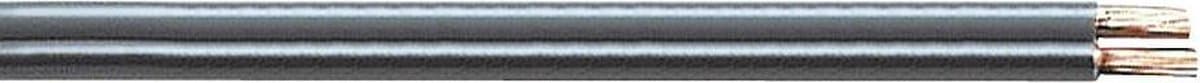 Luidspreker kabel (CU koper) - 2x 0,75mm² / grijs - 100 meter