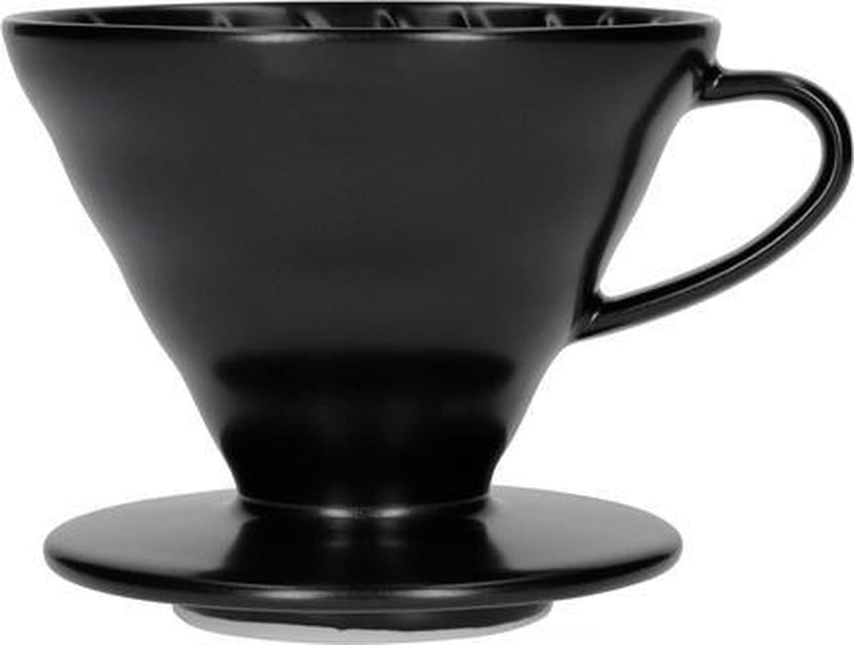 HARIO V60 Dripper - 02 Size - Keramiek - Mat Zwart