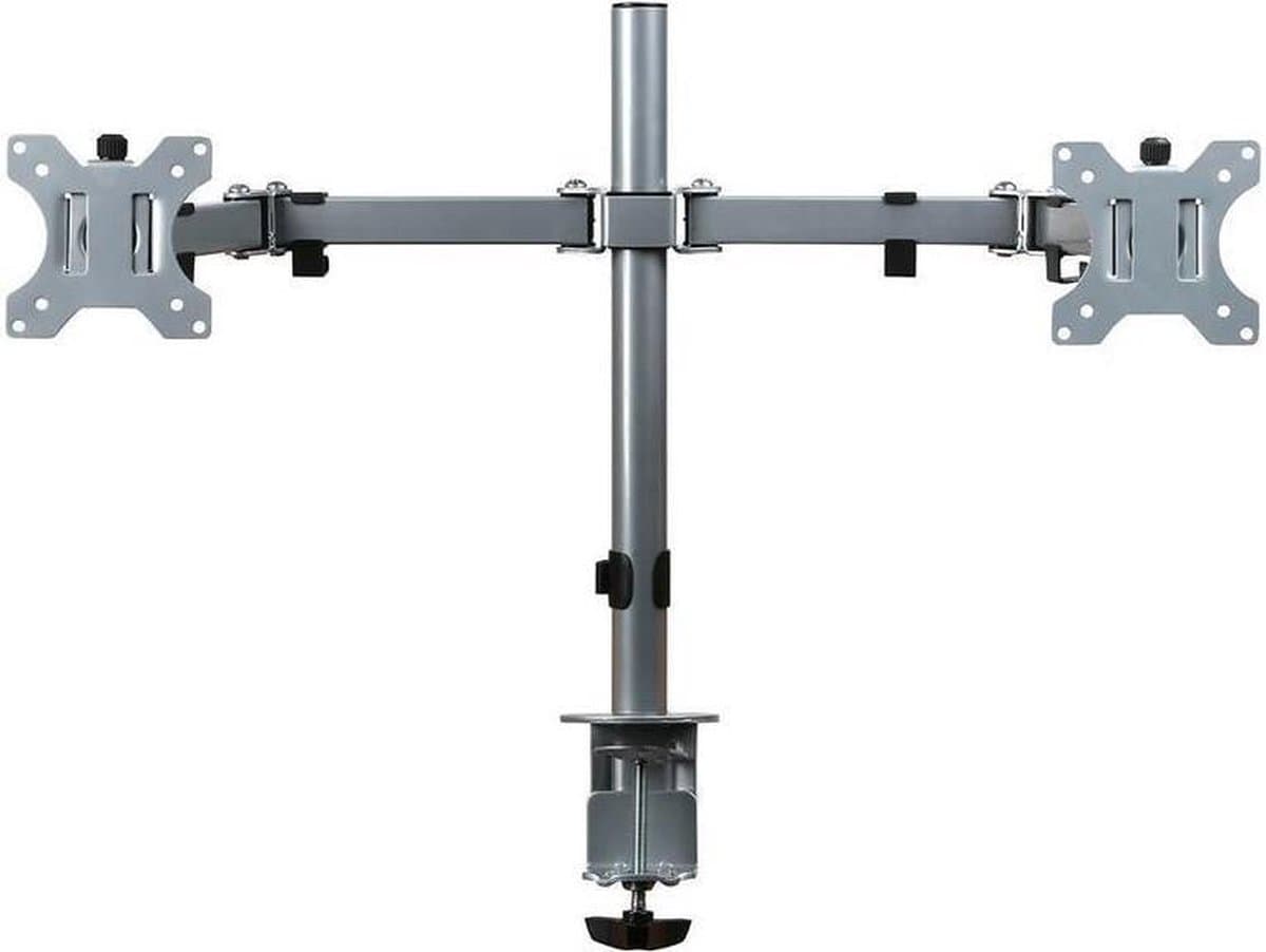 Filex Focus Dubbel Monitorarm - Zilver