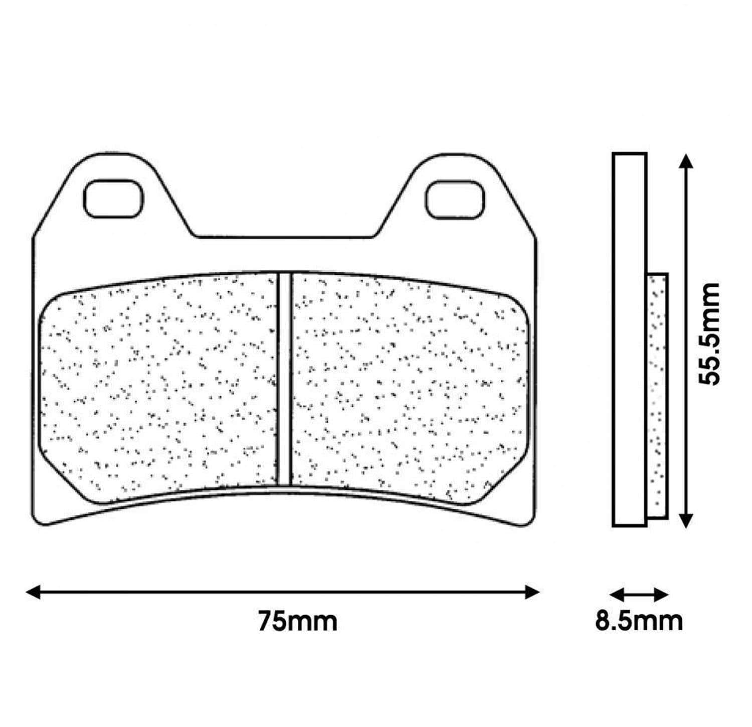 Plaquette de frein CL BRAKES pour Moto Aprilia 1000 SL Falco 2000 à 2020 Neuf