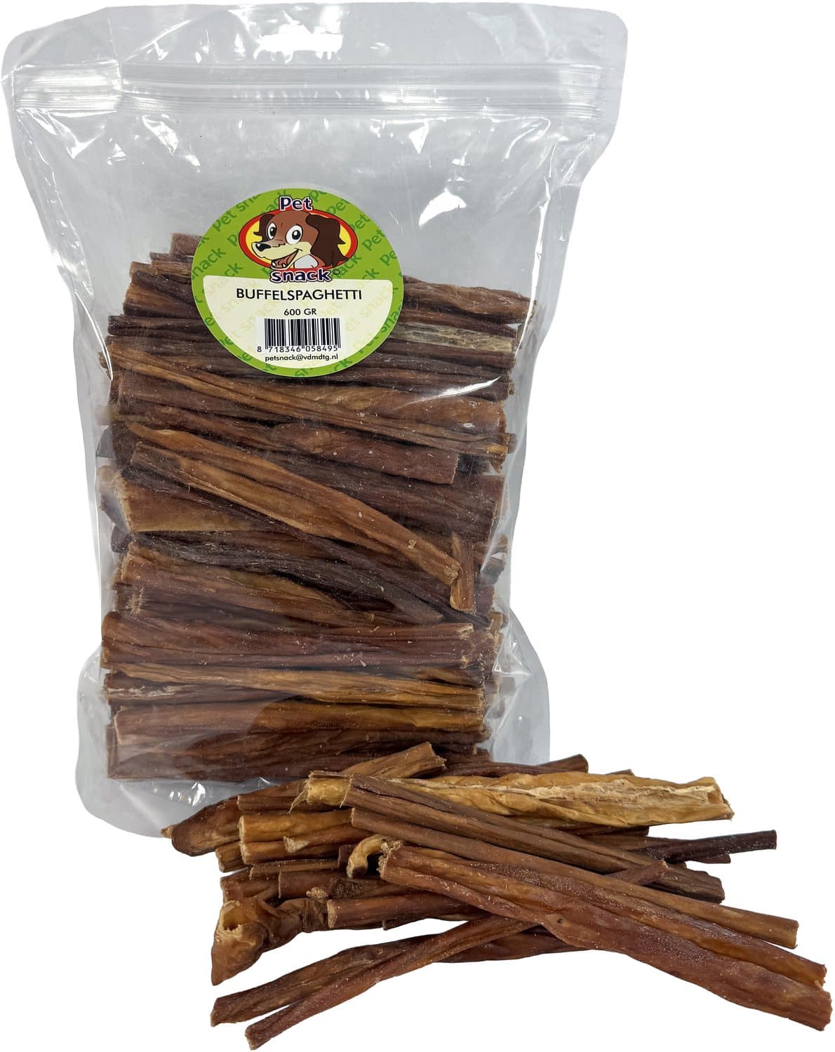 600 gr Petsnack buffelspagehetti sticks