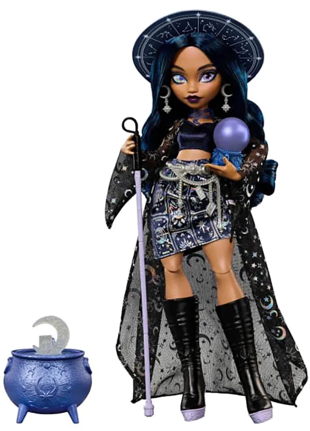 Moonspell Magic van Monster High - Claire de Luna modepop - Clairvoyant Witch met accessoires