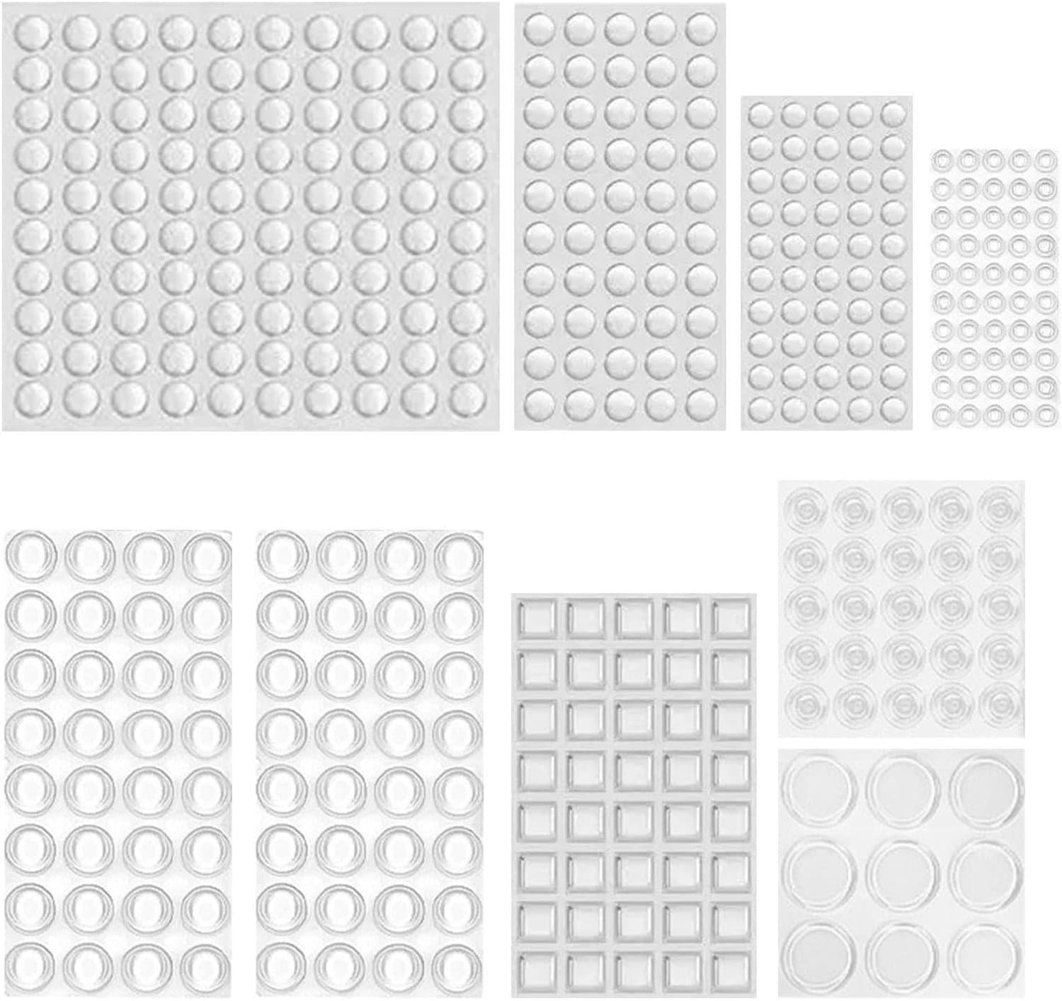 Schokbestendige Matten 388 Stuks - Antislip Siliconen Pads - Transparant Zelfklevend - Bescherming voor Meubels - ShopVlot