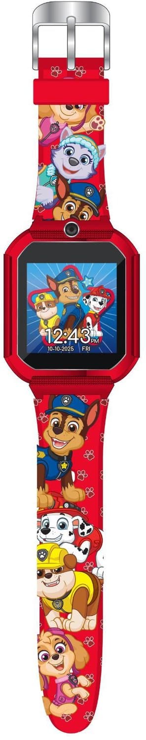 Accutime Kinderhorloge Paw Patrol Chase - Smartwatch Kind - Kinderhorloge met Spelletjes - Smartwatch Kinderen - Selfie Camera - Rood