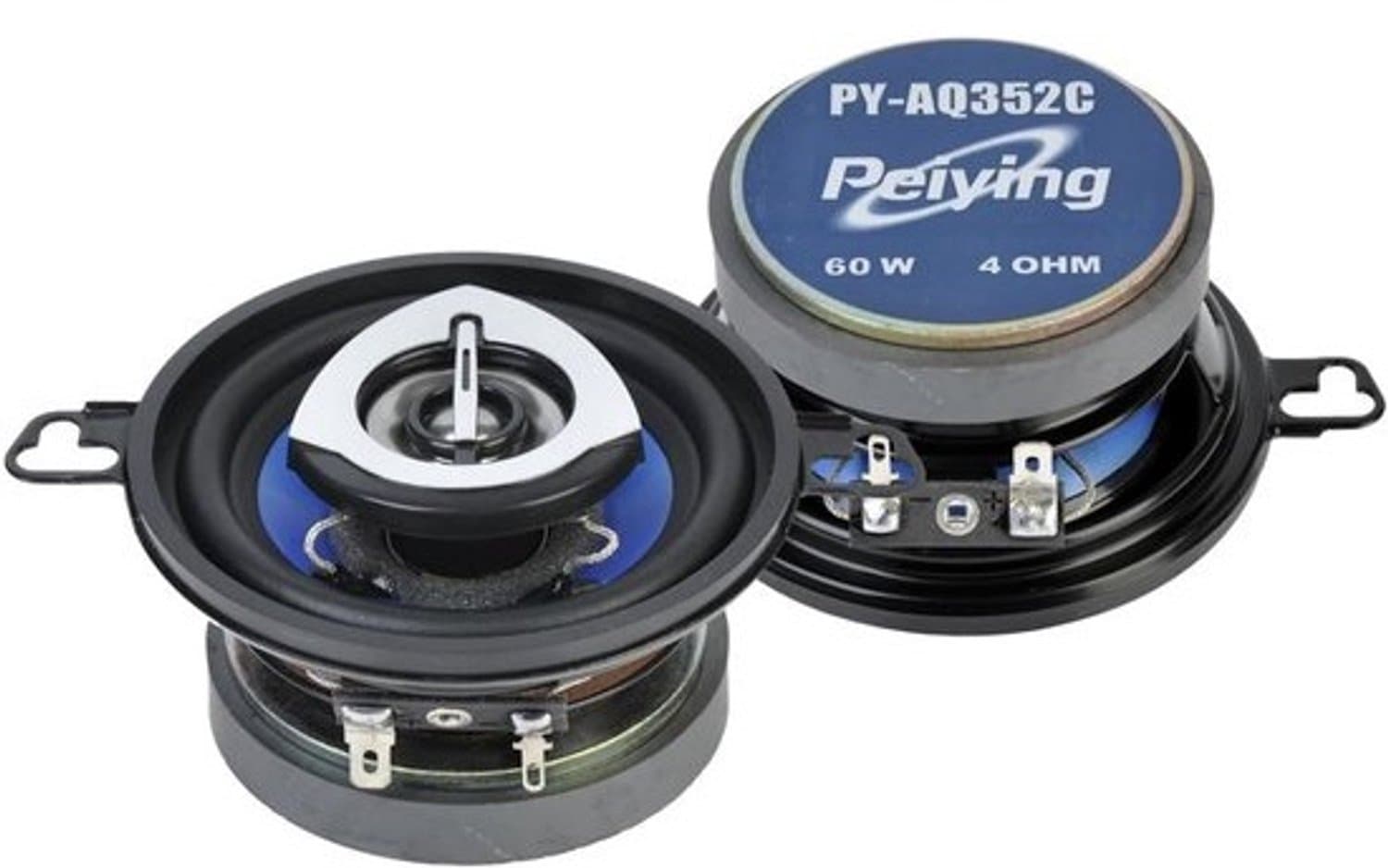2 Stuks 3,5 Inch Auto Luidsprekerset - 60W - Hoogwaardig Universeel Autoaudio
