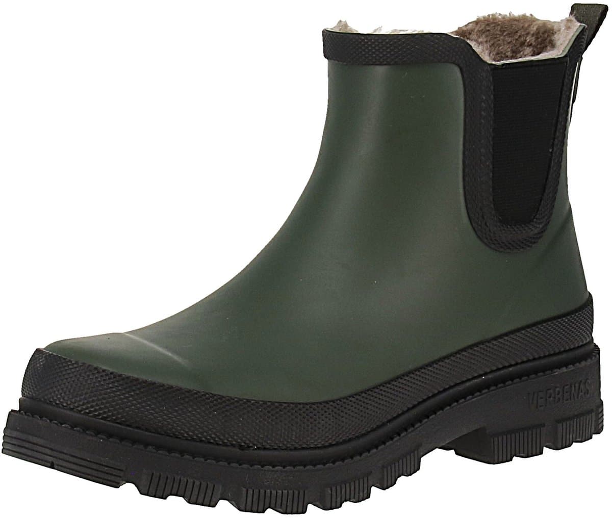 Verbenas 9302181199 Lua Fur Smooth - Dames Chelsea boots - Kaki-Black