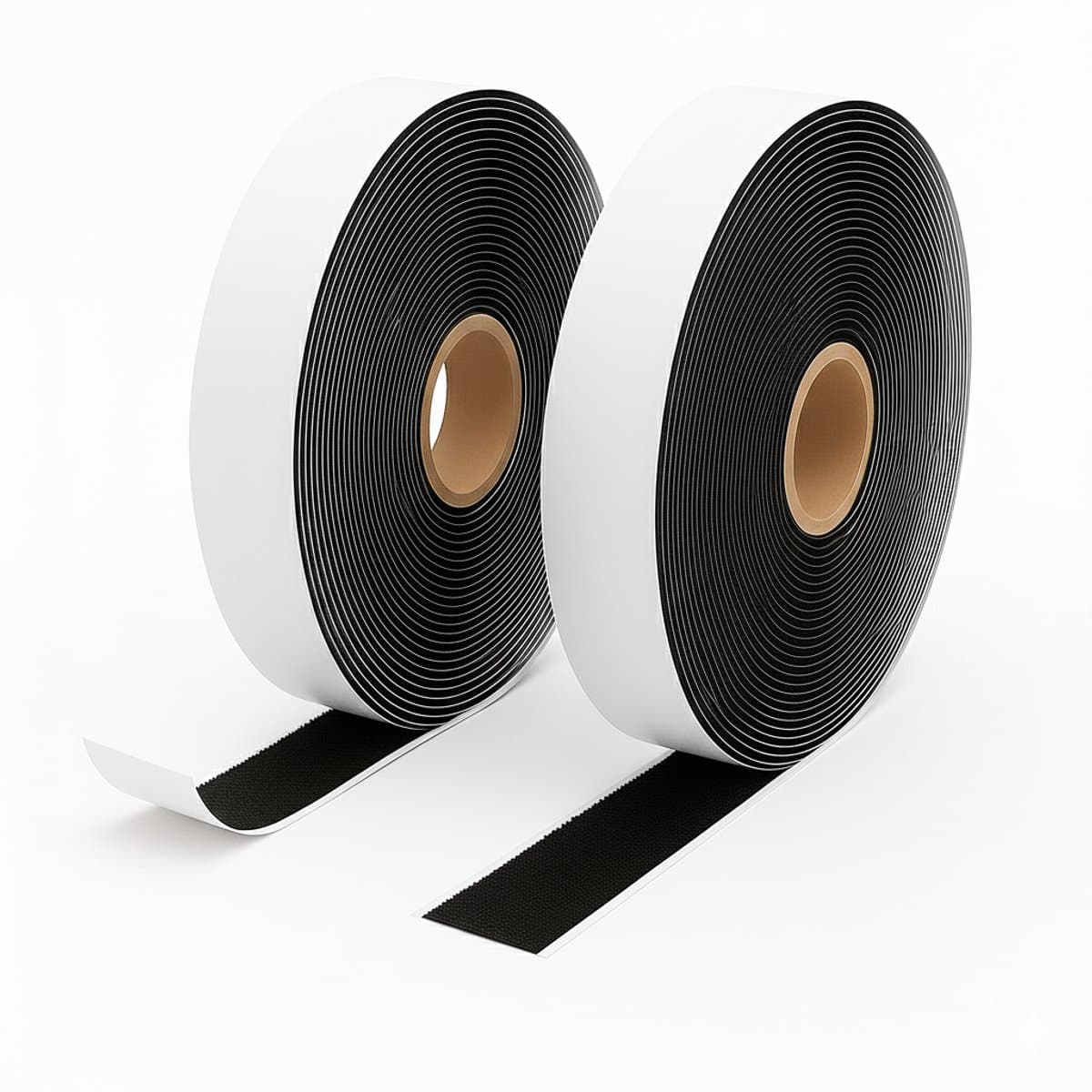 Klittenband Zelfklevend 20mm - 25 meter - Haak + Lus - Zwart - Bodutex