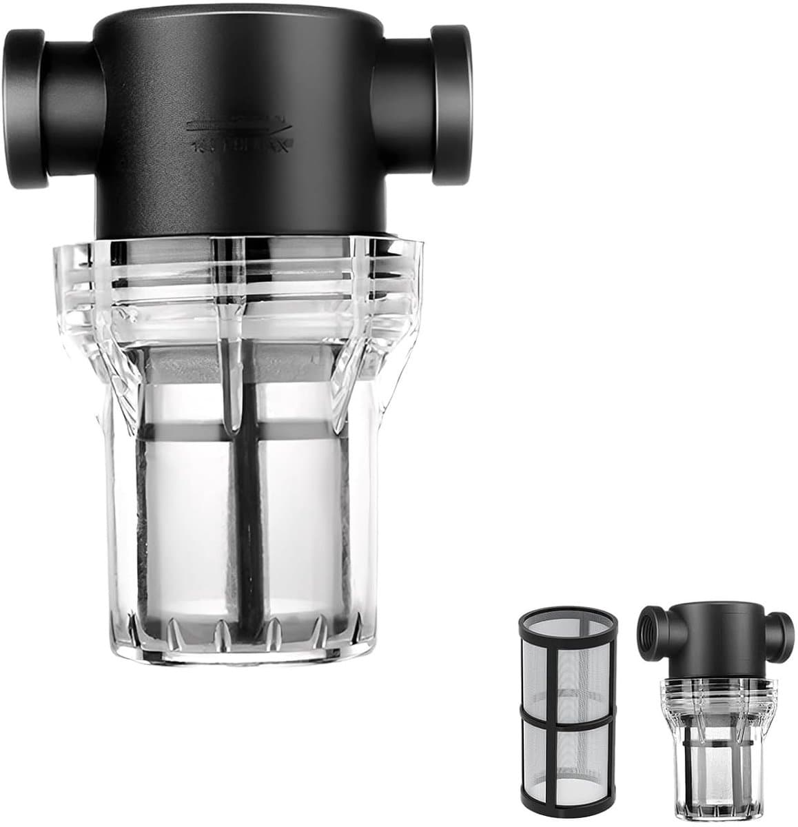 80 mesh waterfilter voor leidingen, ideaal voor tuin en huishouden, verwijdert vuil en sediment