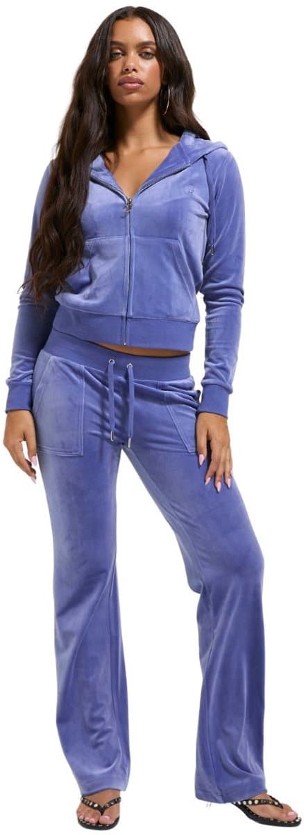 Juicy Couture Robertson hoodie met ritssluiting LICHTGRIJS - Maat XL