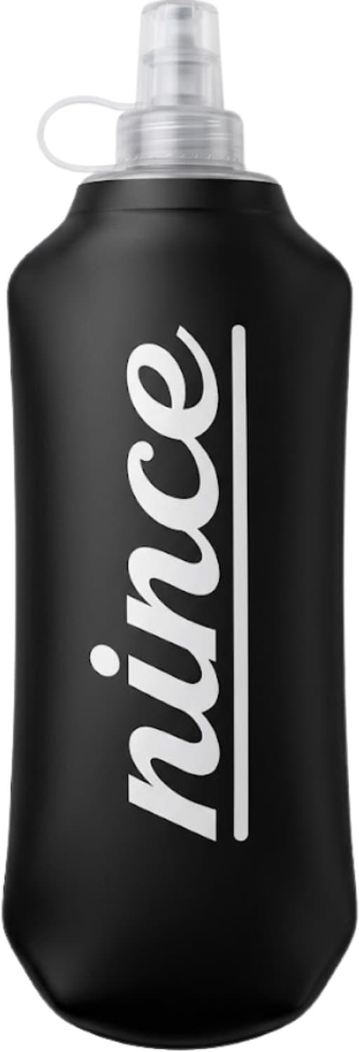 Nince Soft Flask 500ML - Opvouwbare drinkfles - Drinkfles Hardlopen - Bidon - Zwart