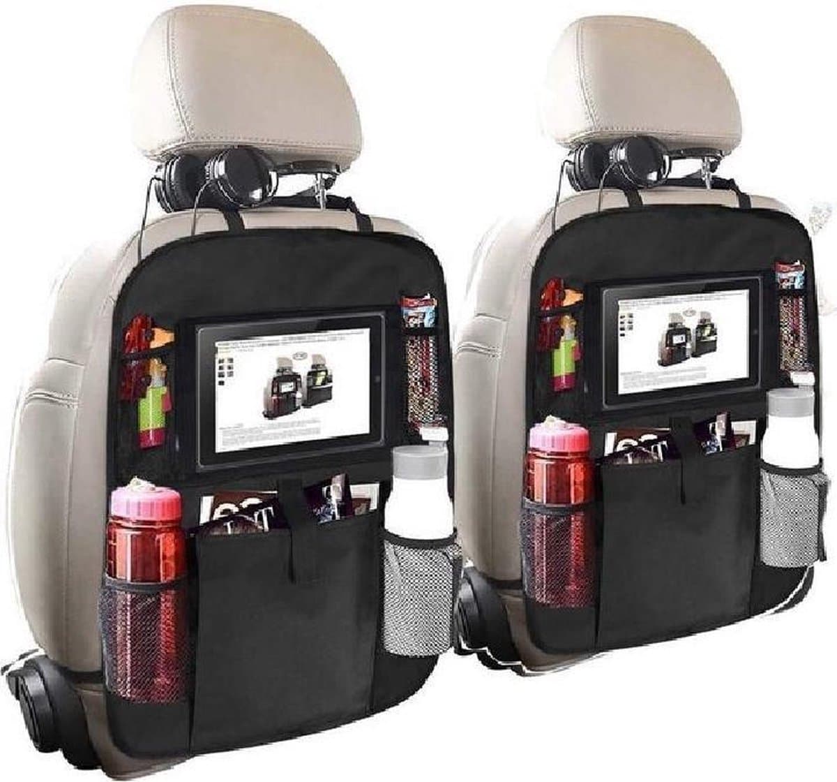 [BOL] Autostoel Organizer 2-pack - Achterbankorganizer met iPad Vak