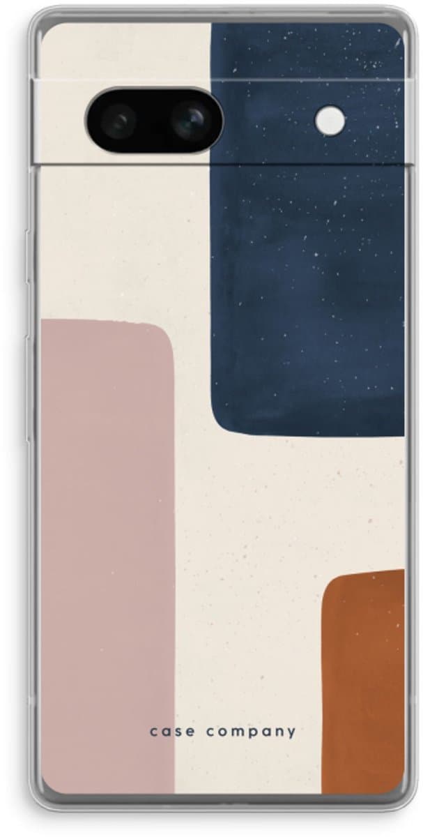 Case Company® - Hoesje geschikt voor Google Pixel 7A hoesje - Geo #5 - Soft Cover Telefoonhoesje - Bescherming aan alle Kanten en Schermrand
