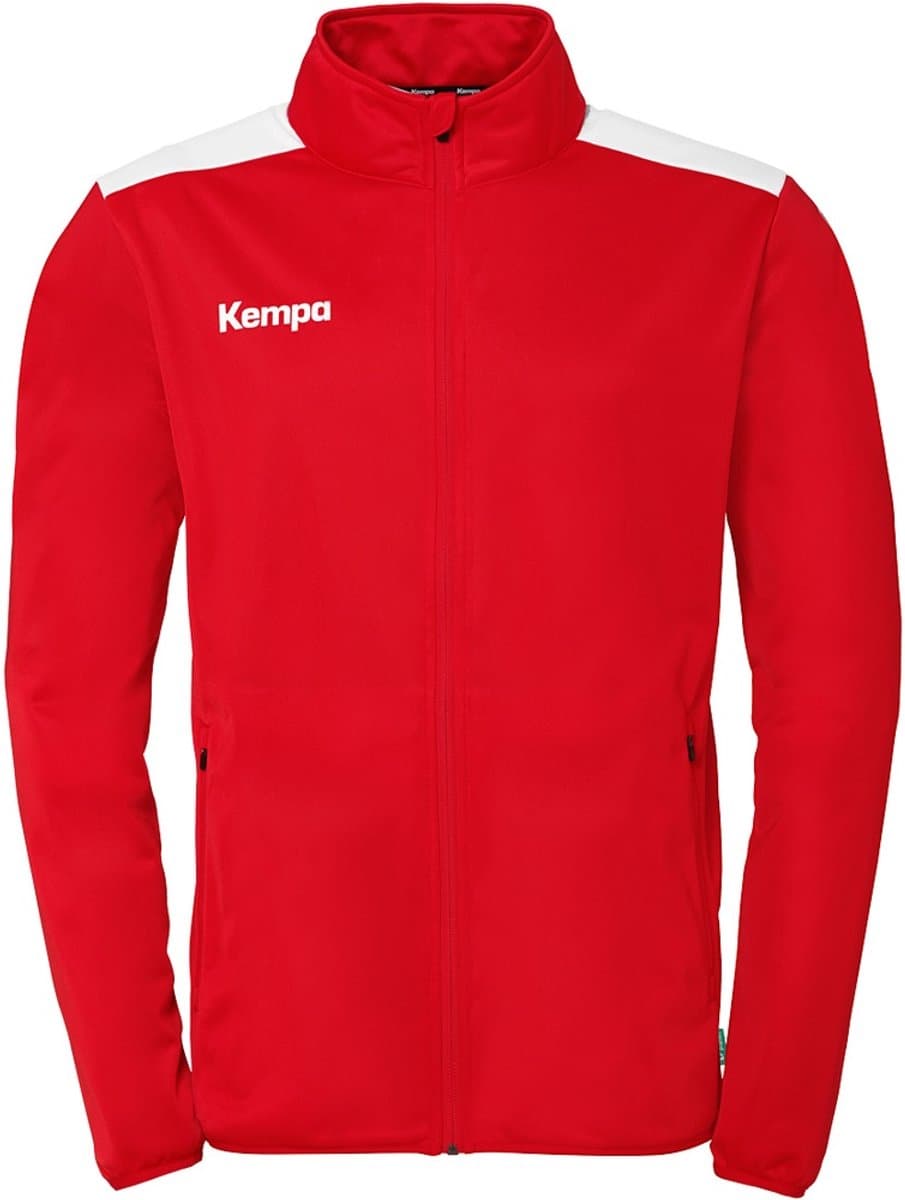 Kempa Trainingsjacke Emotion 27 Poly Jacke 2005125 Rot/Weiß-L