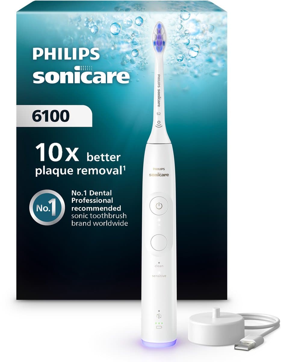 Philips Sonicare 6100 Series HX7400/01 Wit