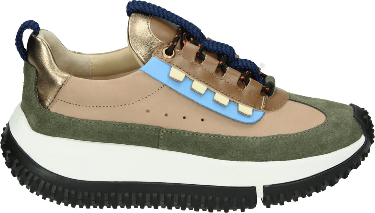 4ccccees - 4CS870004 KAPOK PINTO - Lage sneakersDames sneakers - Kleur: Groen - Maat: 39