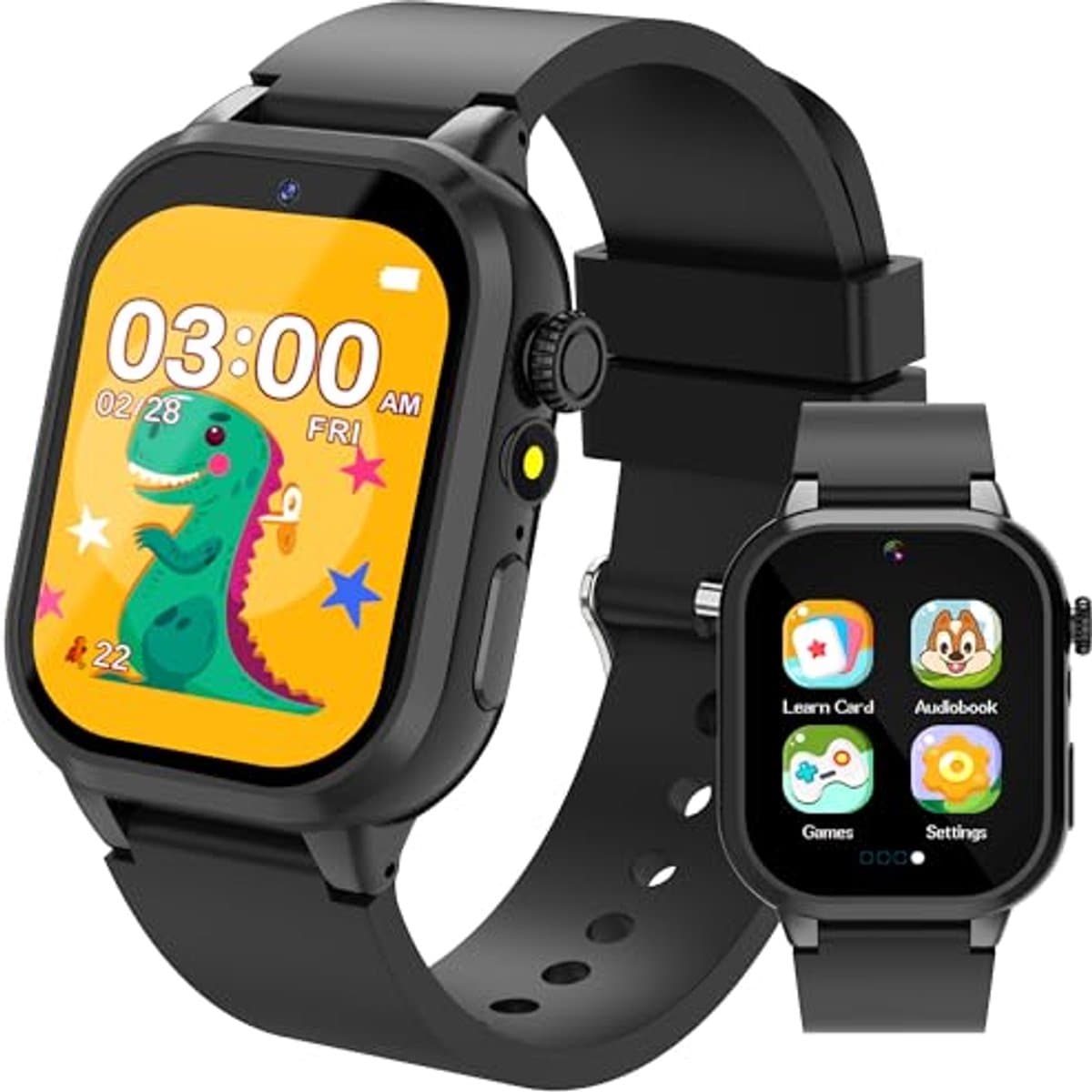 Smartwatch voor Kinderen met 32 Spellen – Perfect voor Jongens en Meisjes