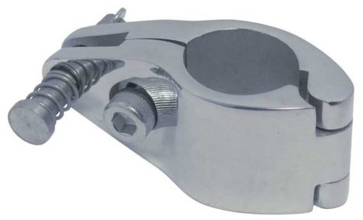 Euromarine A4-buisklem Zilver 25 mm