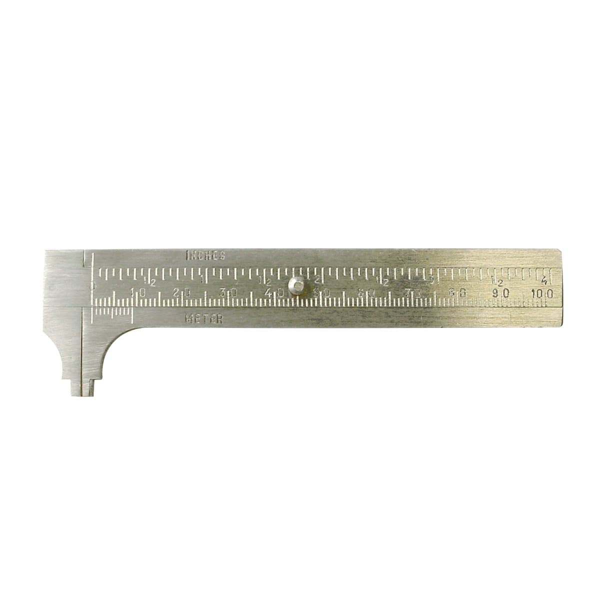 Zakschuifmaat – messing schuifmaat – in mm en inch