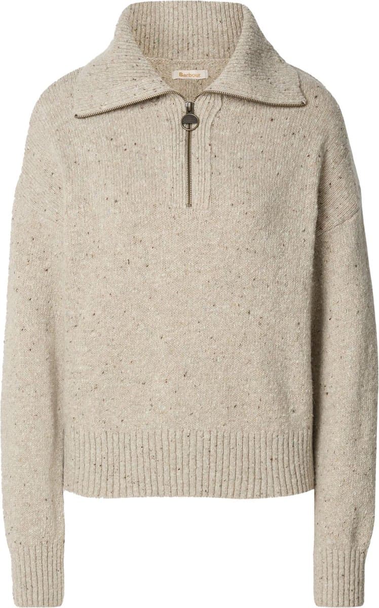 Barbour Damessweater Halfzip Lavensdale Natural